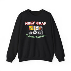 Holy Crap I Love Christmas - Sweatshirt - Witty Twisters Fashions
