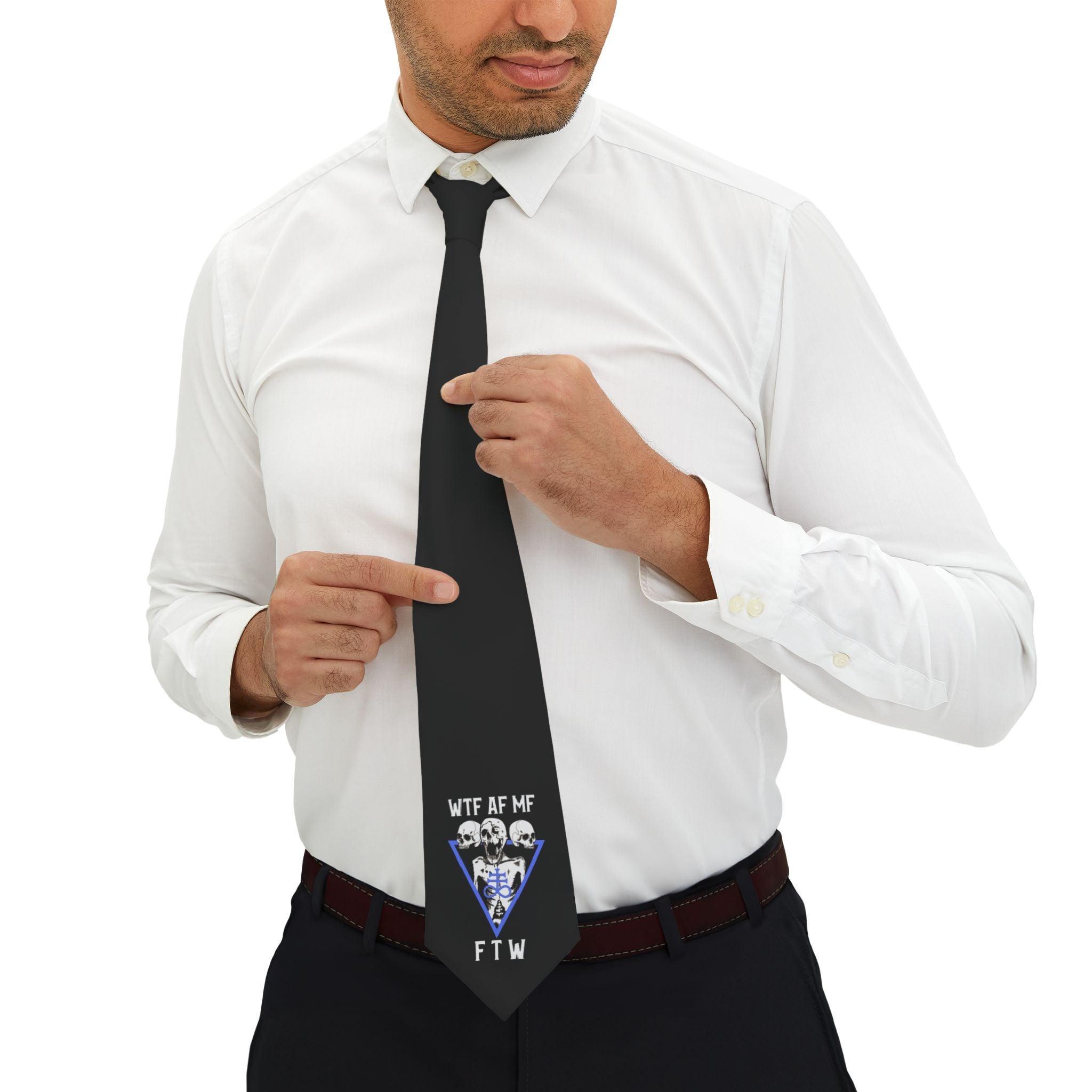 WTF AF MF FTW - Necktie - Witty Twisters Fashions