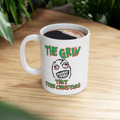 The Grin That Stole Christmas - Ceramic Coffee Mug 11oz, 15oz - Witty Twisters Fashions