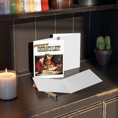 You're going on Satan's List - Greeting Cards - Witty Twisters Fashions