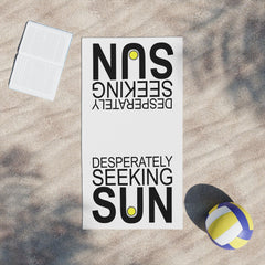 Desperately Seeking Sun - Beach Towels - Witty Twisters Fashions