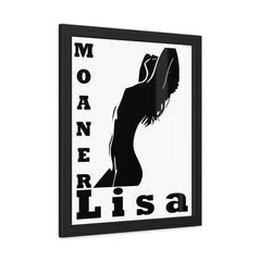Moaner Lisa - Framed Poster - Witty Twisters Fashions