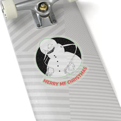 Merry MF Christmas - Kiss-Cut Stickers - Witty Twisters Fashions