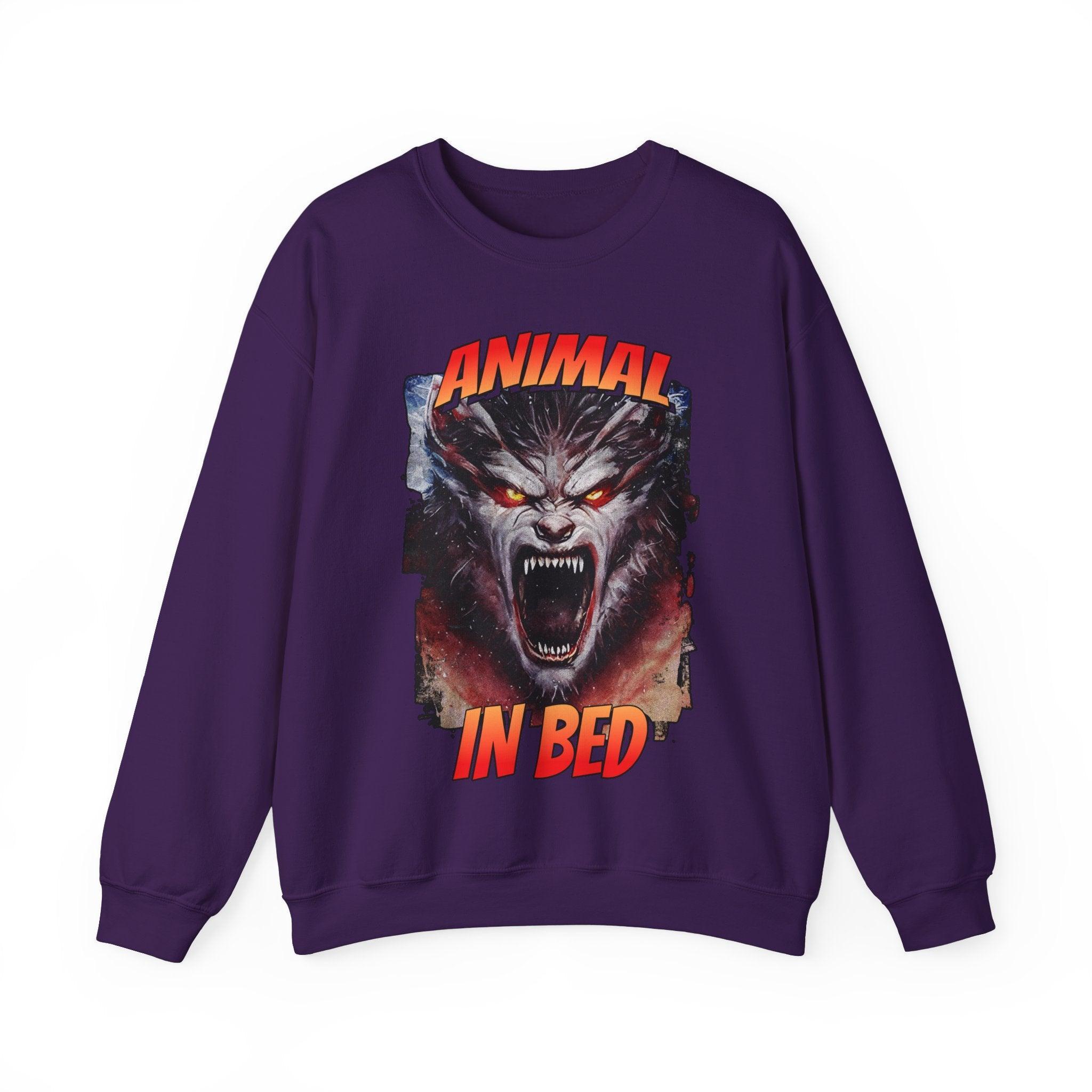 Animal In Bed - Sweatshirt - Witty Twisters Fashions