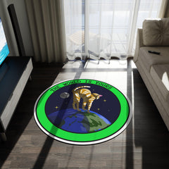 The world is yours - Round Rug - Witty Twisters Fashions