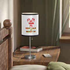 Keep Calm and Merry On - Lamp on a Stand - Witty Twisters Fashions