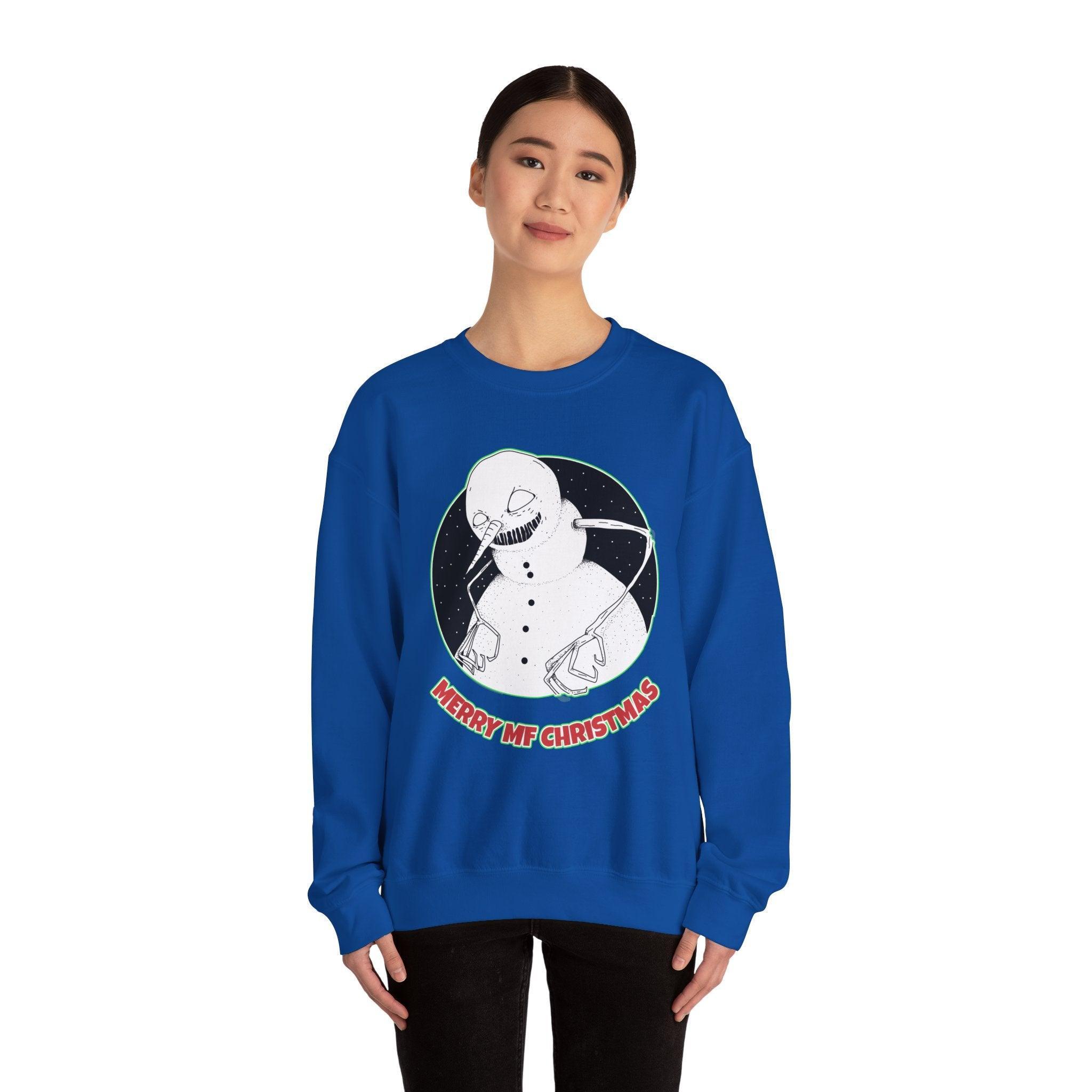 Merry MF Christmas - Sweatshirt - Witty Twisters Fashions