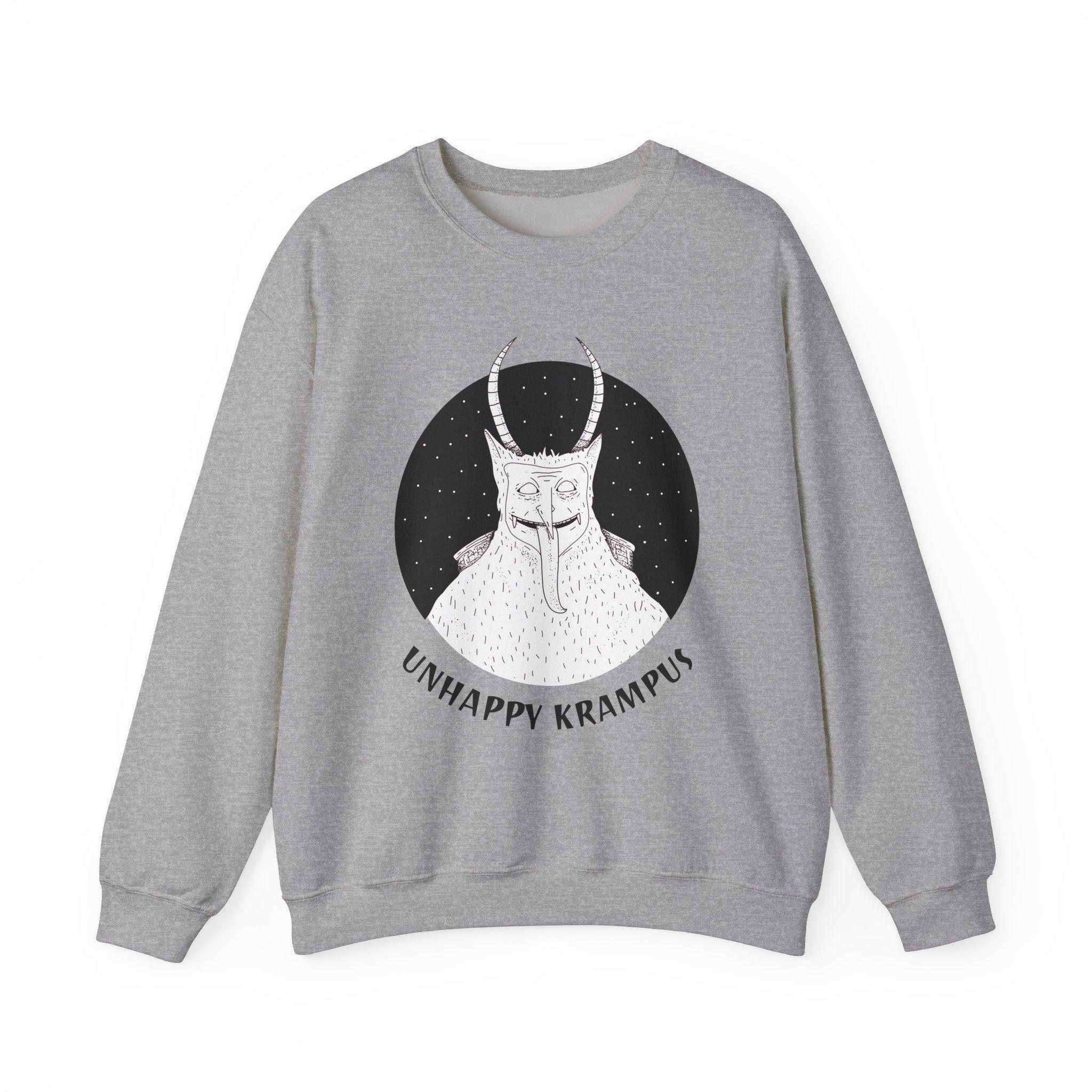 Unhappy Krampus - Sweatshirt - Witty Twisters Fashions