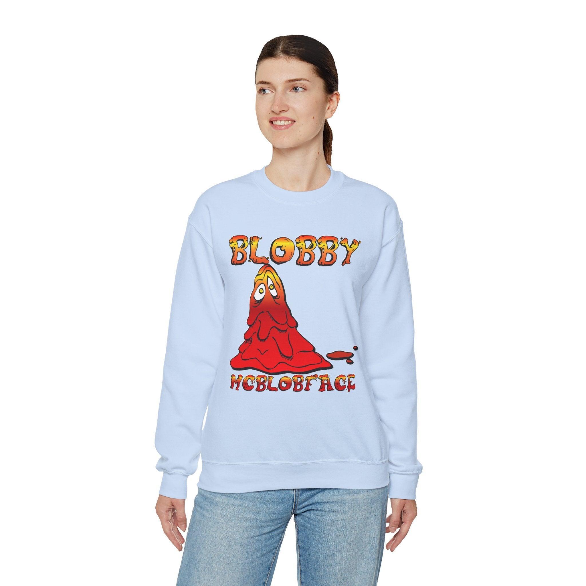 Blobby McBlobface - Sweatshirt - Witty Twisters Fashions