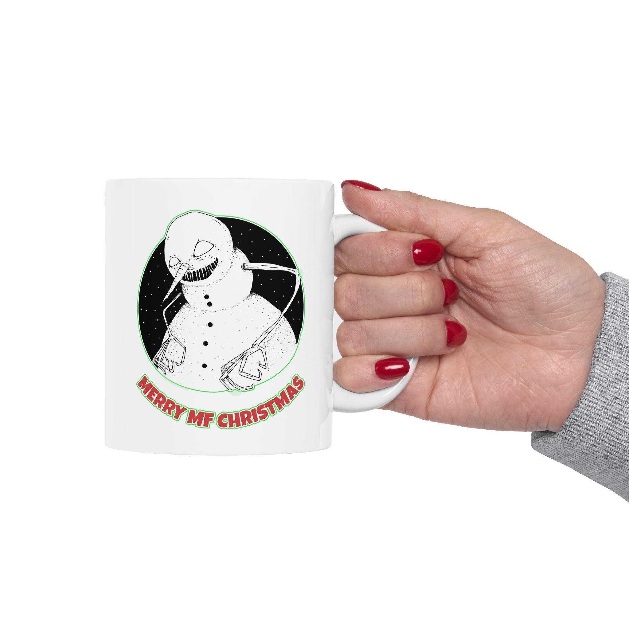 Merry MF Christmas - Ceramic Coffee Mug 11oz, 15oz - Witty Twisters Fashions