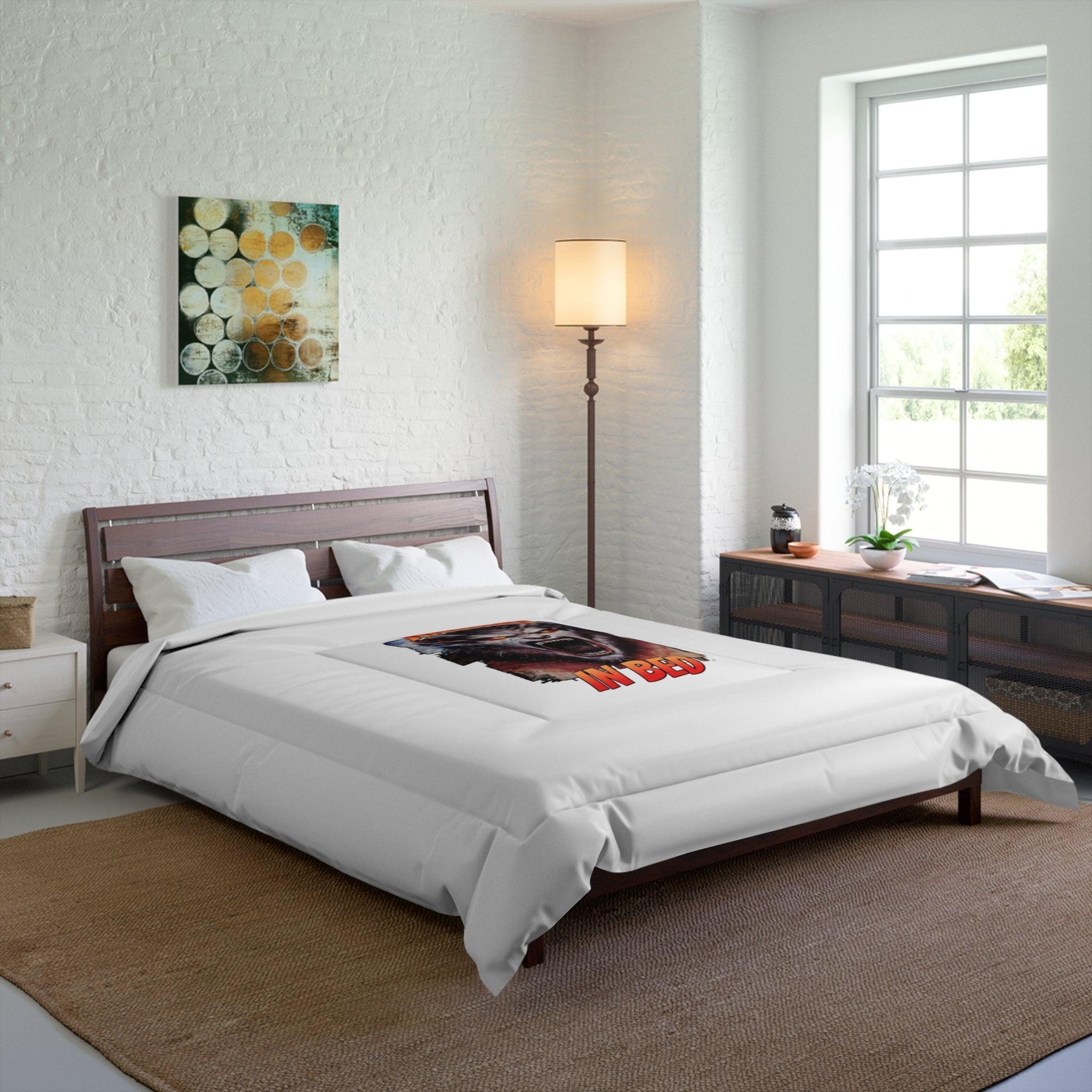 Animal In Bed - Bed Comforter - Witty Twisters Fashions