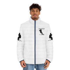 Hockey A Passive Aggressive Game - Men's Puffer Jacket - Witty Twisters Fashions