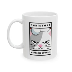 Christmas Makes Me Grumpy - Ceramic Coffee Mug 11oz, 15oz - Witty Twisters Fashions