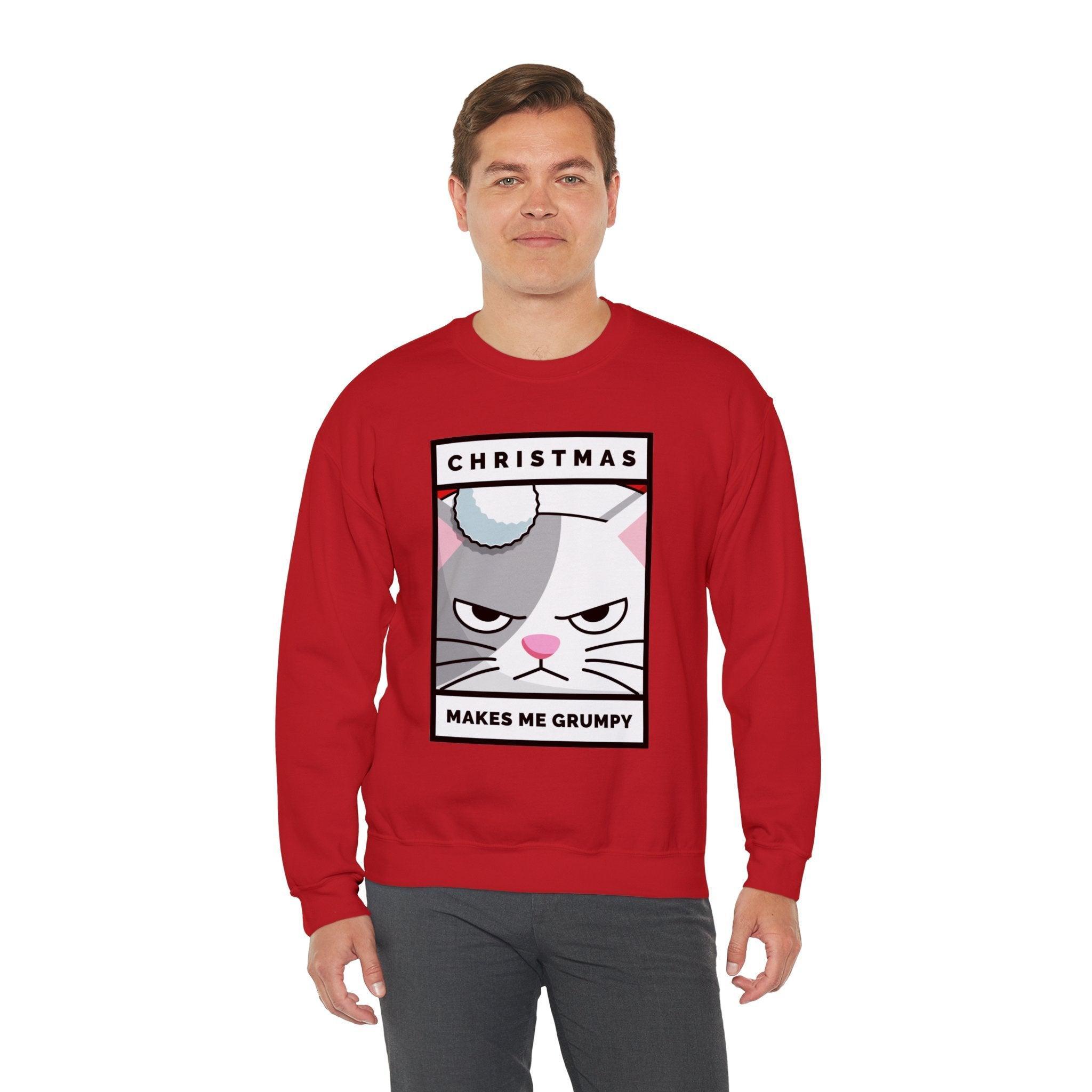 Christmas Makes Me Grumpy - Sweatshirt - Witty Twisters Fashions