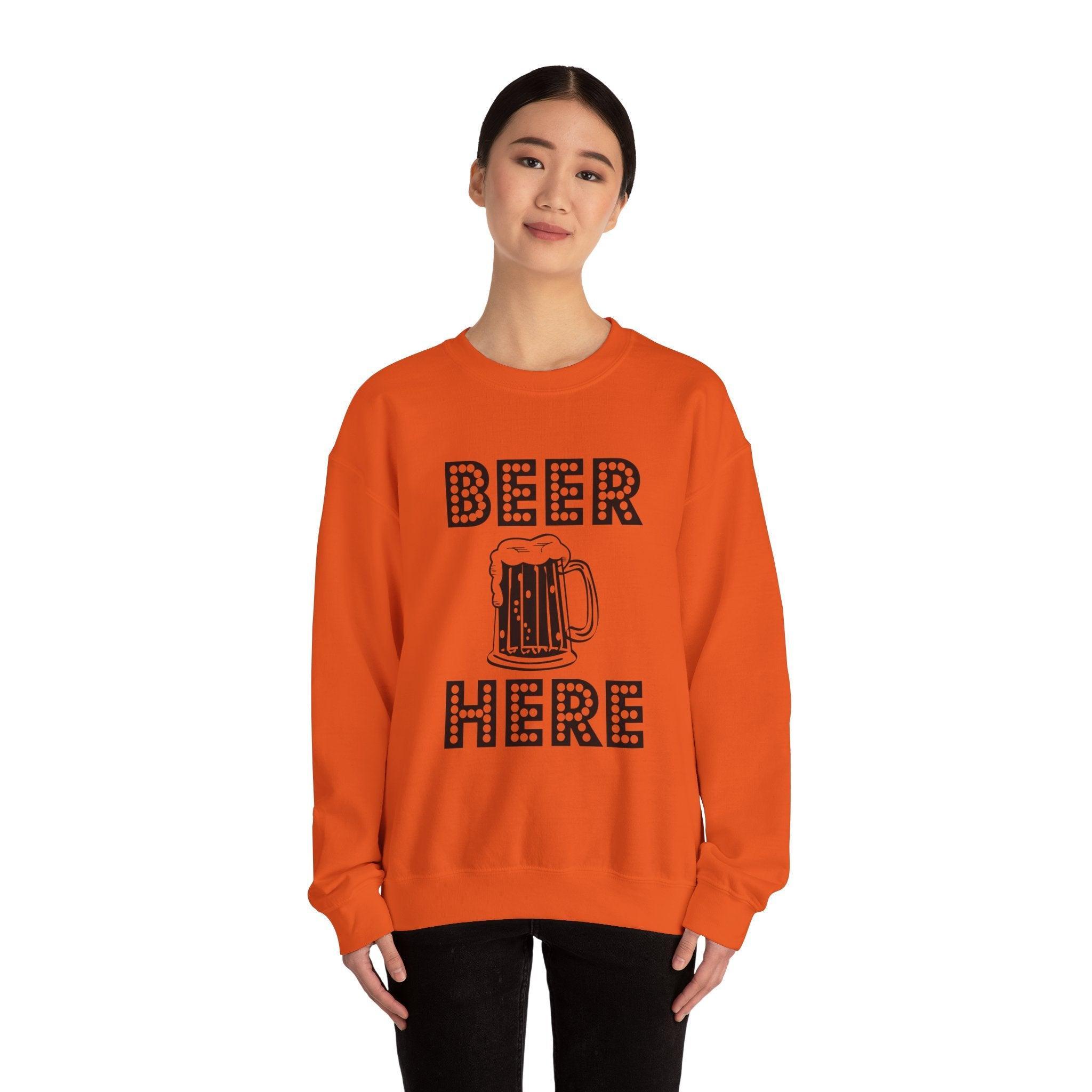 Beer Here - Sweatshirt - Witty Twisters Fashions