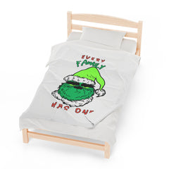 Every Family Has One - Velveteen Plush Blanket - Witty Twisters Fashions