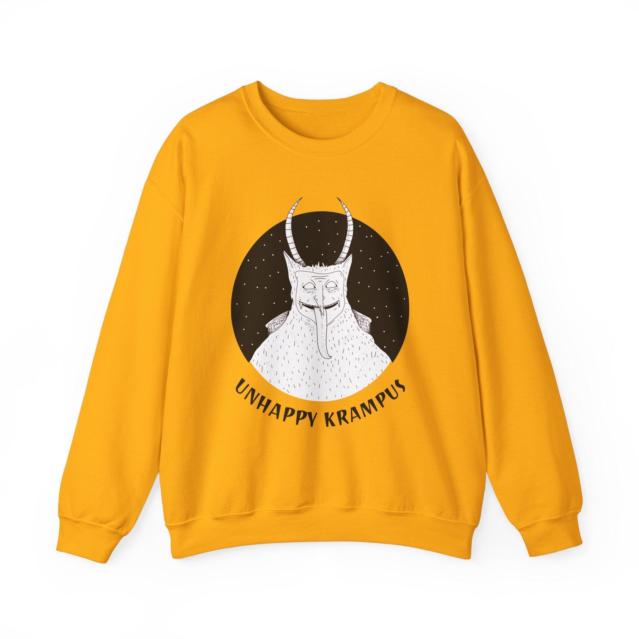Unhappy Krampus - Sweatshirt - Witty Twisters Fashions