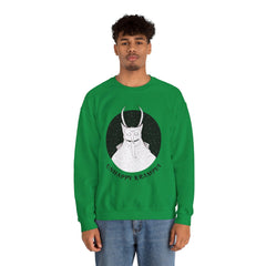 Unhappy Krampus - Sweatshirt - Witty Twisters Fashions