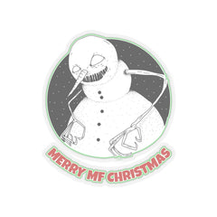 Merry MF Christmas - Kiss-Cut Stickers - Witty Twisters Fashions