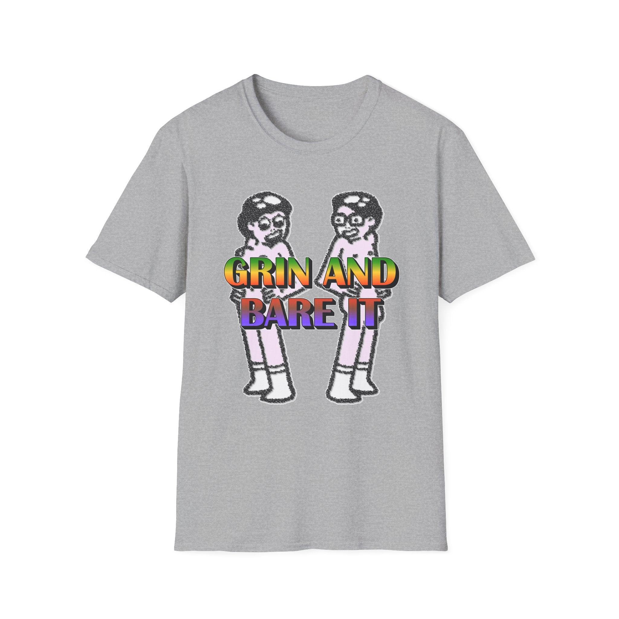 Grin And Bare It - Softstyle T-Shirt - Witty Twisters Fashions