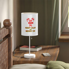 Keep Calm and Merry On - Lamp on a Stand - Witty Twisters Fashions