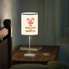 Keep Calm and Merry On - Lamp on a Stand - Witty Twisters Fashions