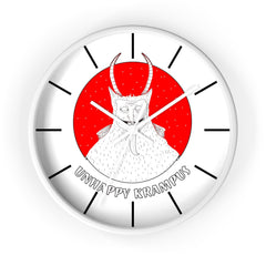Unhappy Krampus - Wall Clock - Witty Twisters Fashions