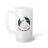 Merry MF Christmas - Frosted Glass Beer Mug - Witty Twisters Fashions