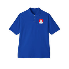 Unhappy Krampus - Men's Piqué Polo Shirt - Witty Twisters Fashions