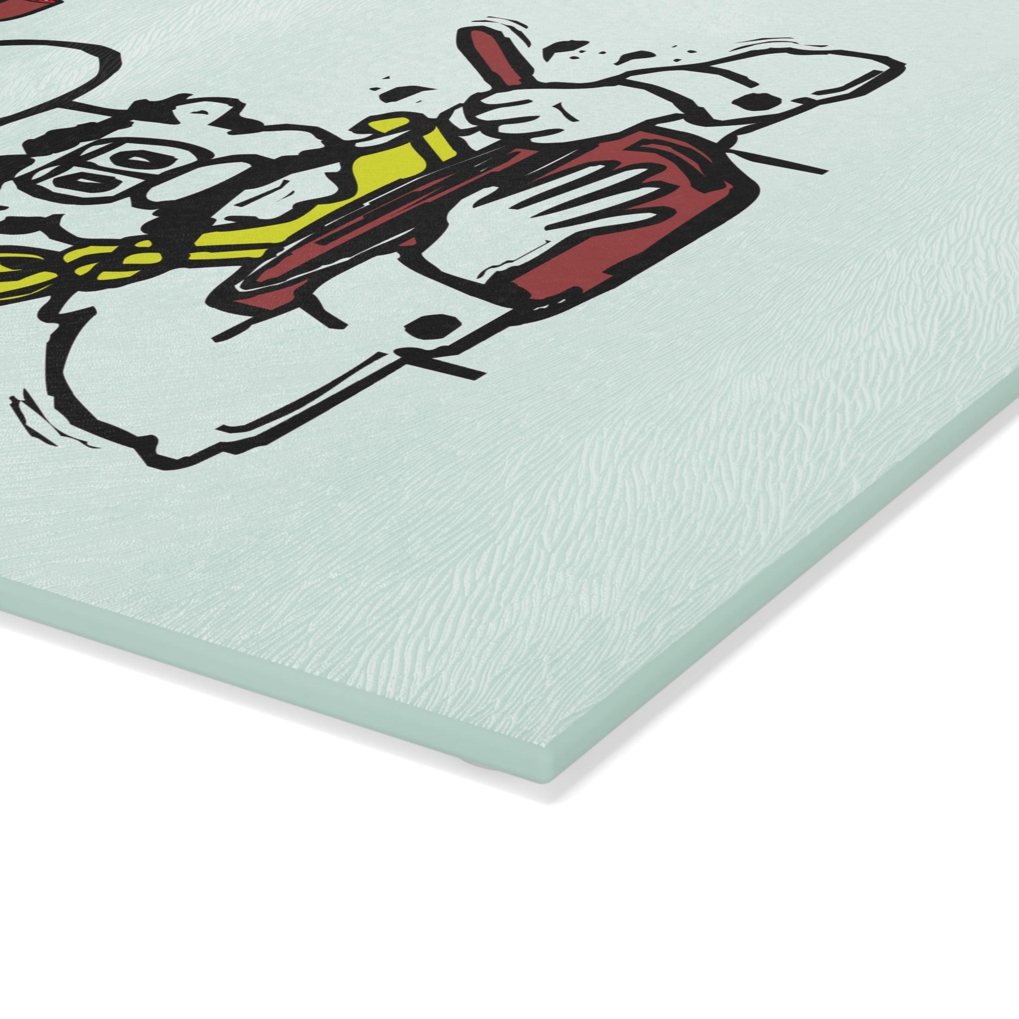 Vegetarians We'll Beet Your Meat - Glass Cutting Board - Witty Twisters Fashions