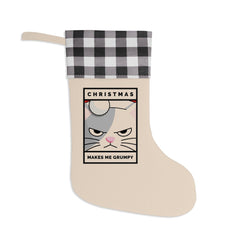 Christmas Makes Me Grumpy - Christmas Stocking - Witty Twisters Fashions