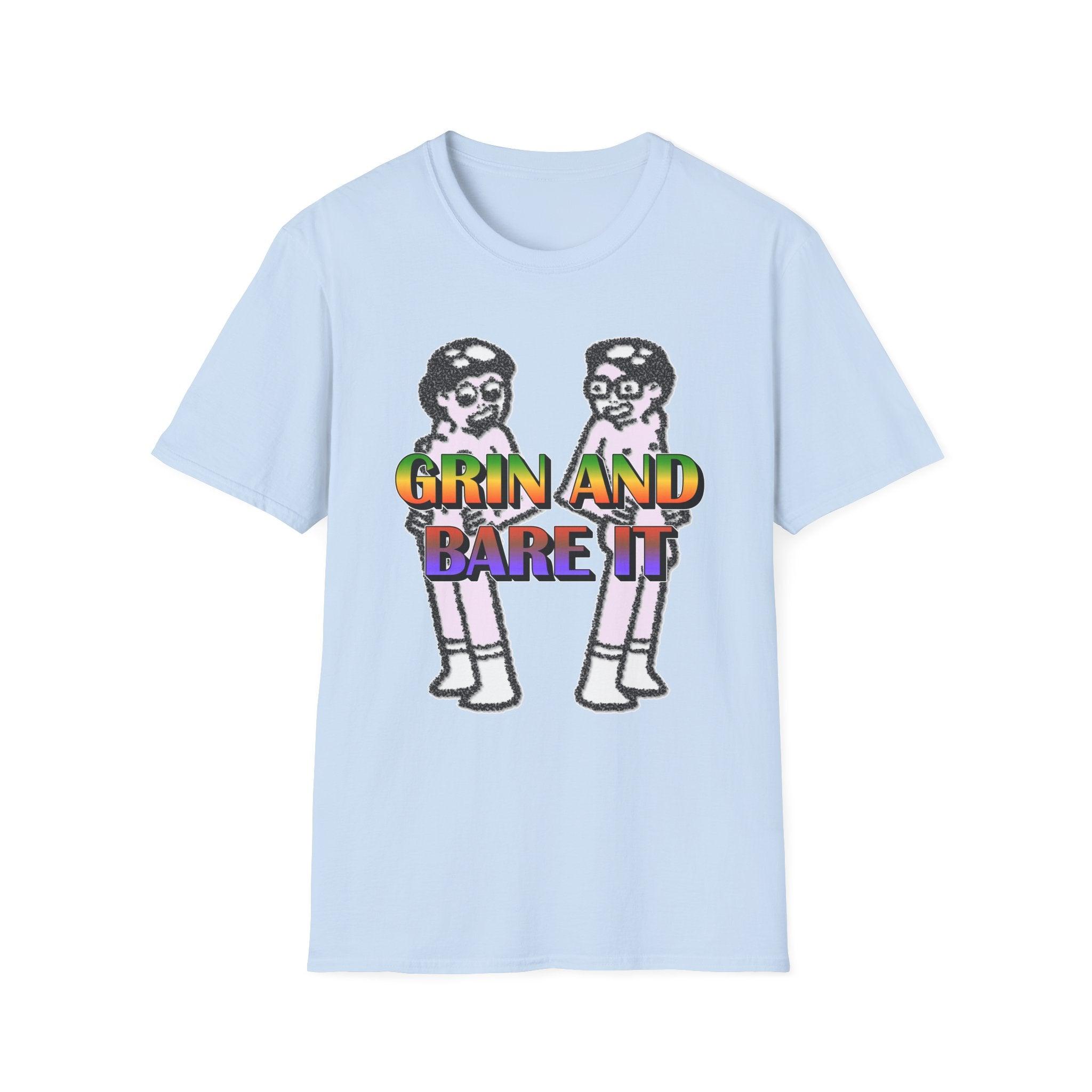 Grin And Bare It - Softstyle T-Shirt - Witty Twisters Fashions