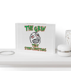 The Grin That Stole Christmas - Photo Block - Witty Twisters Fashions