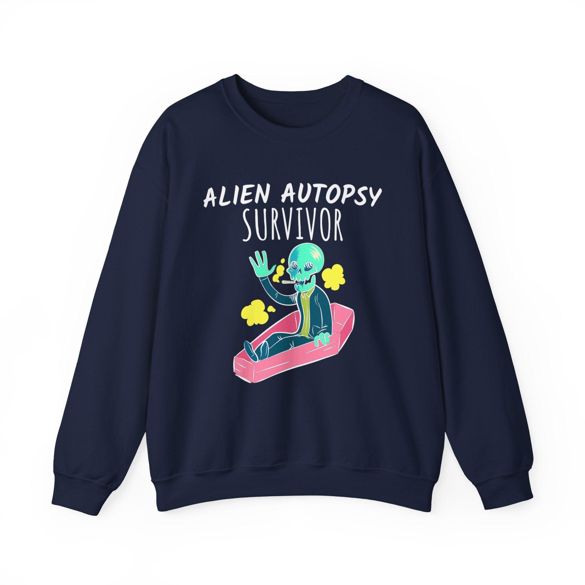 Alien Autopsy Survivor - Sweatshirt - Witty Twisters Fashions