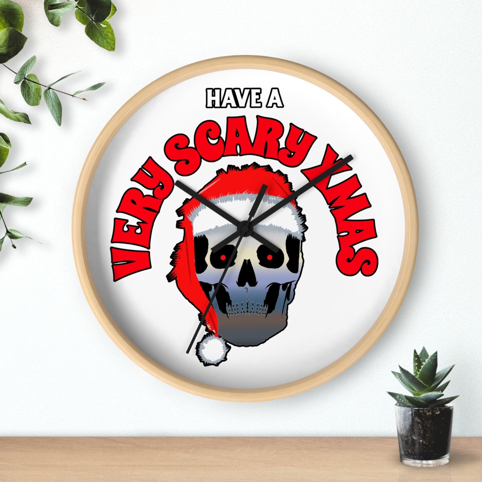 Have A Very Scary Xmas - Wall Clock - Witty Twisters Fashions