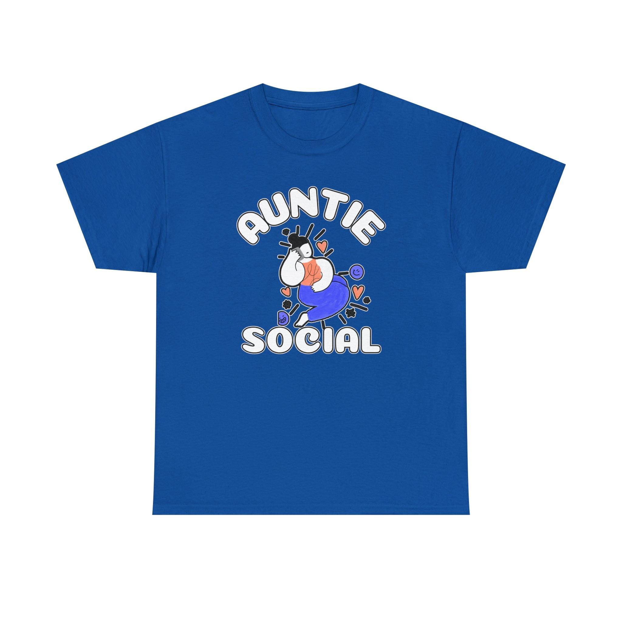 Auntie Social - T-Shirt - Witty Twisters Fashions