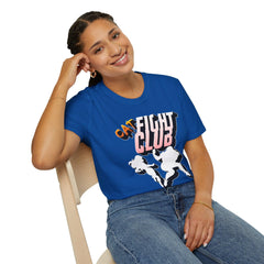 Cat Fight Club - Softstyle T-Shirt - Witty Twisters Fashions
