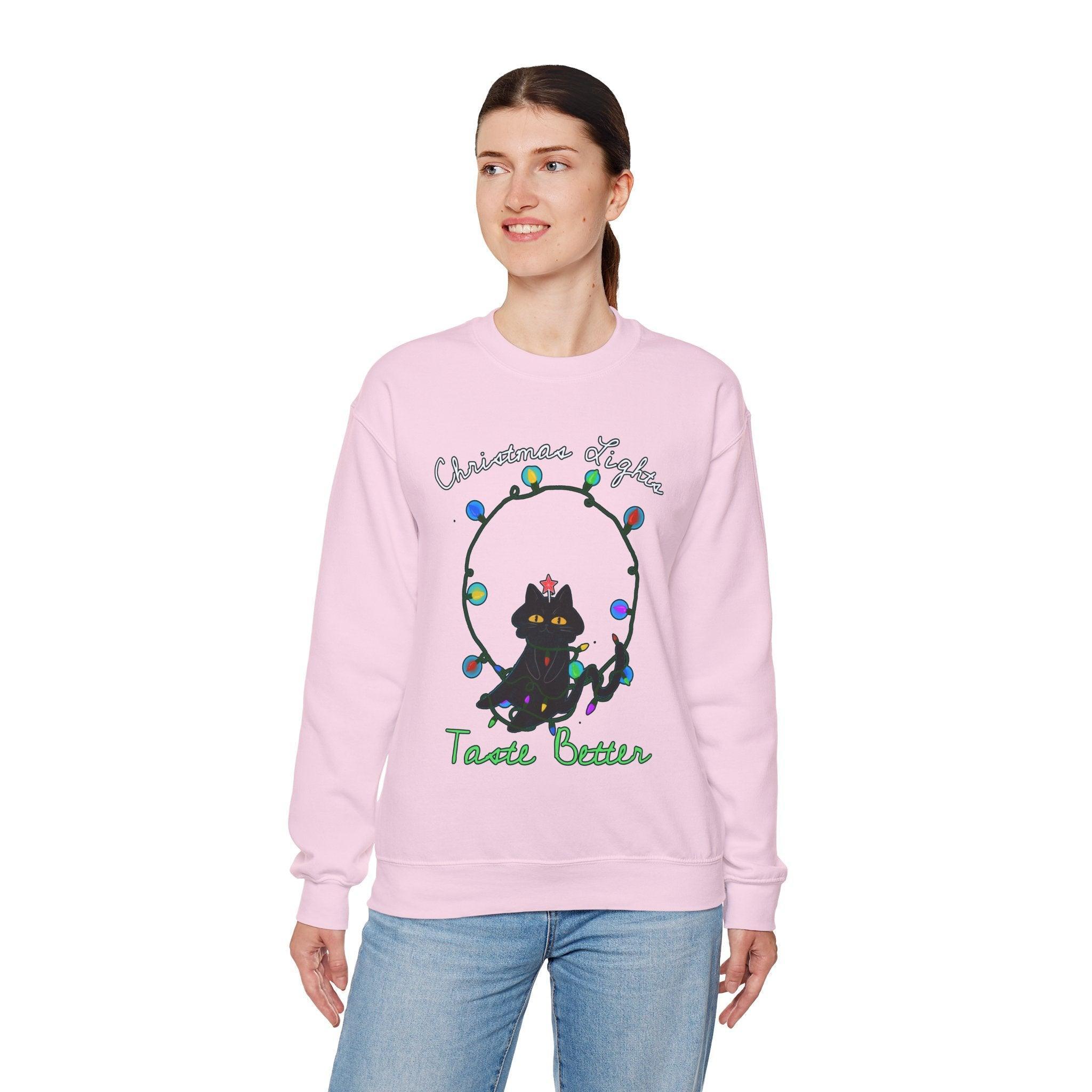 Christmas Lights Taste Better - Sweatshirt - Witty Twisters Fashions