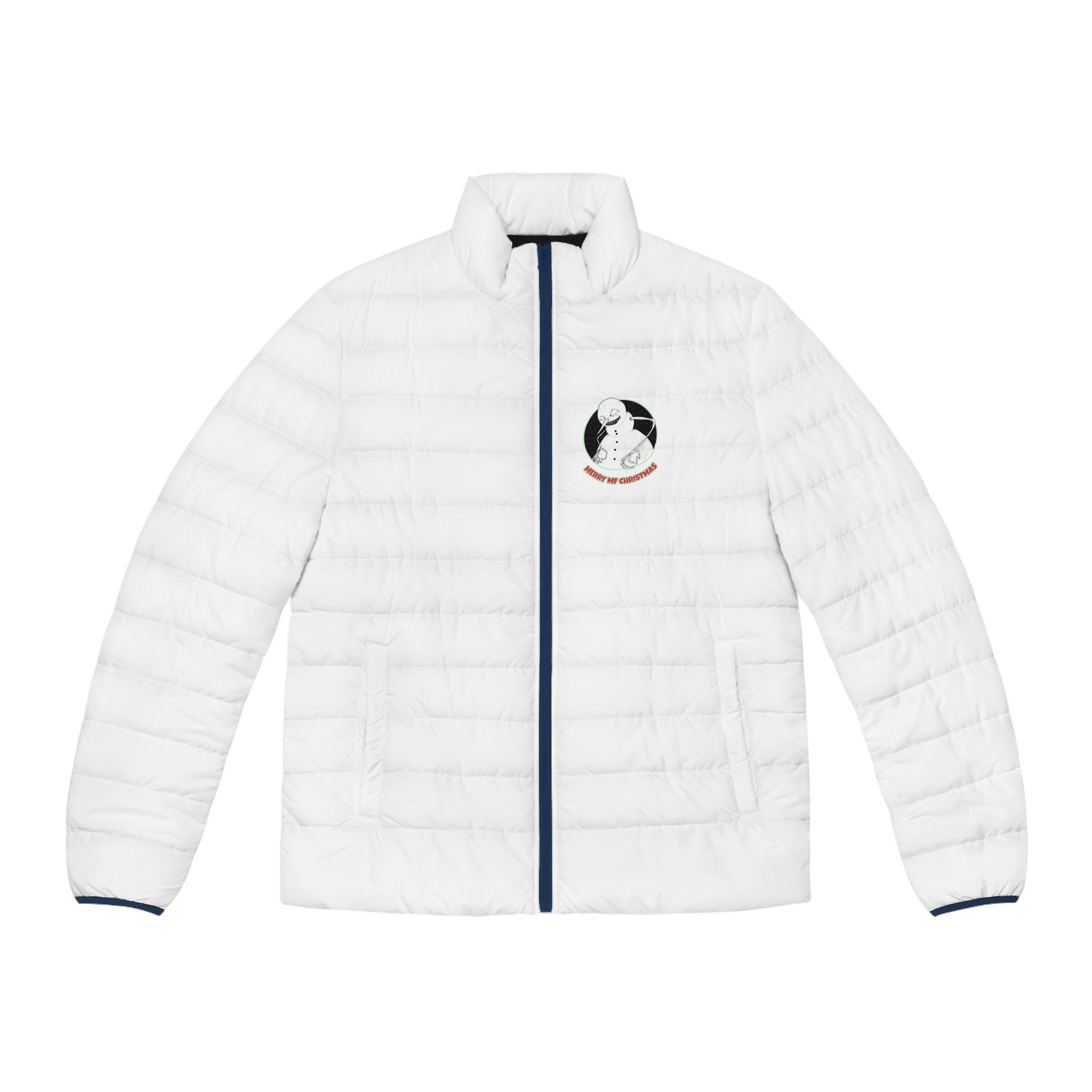 Merry MF Christmas - Men's Puffer Jacket - Witty Twisters Fashions