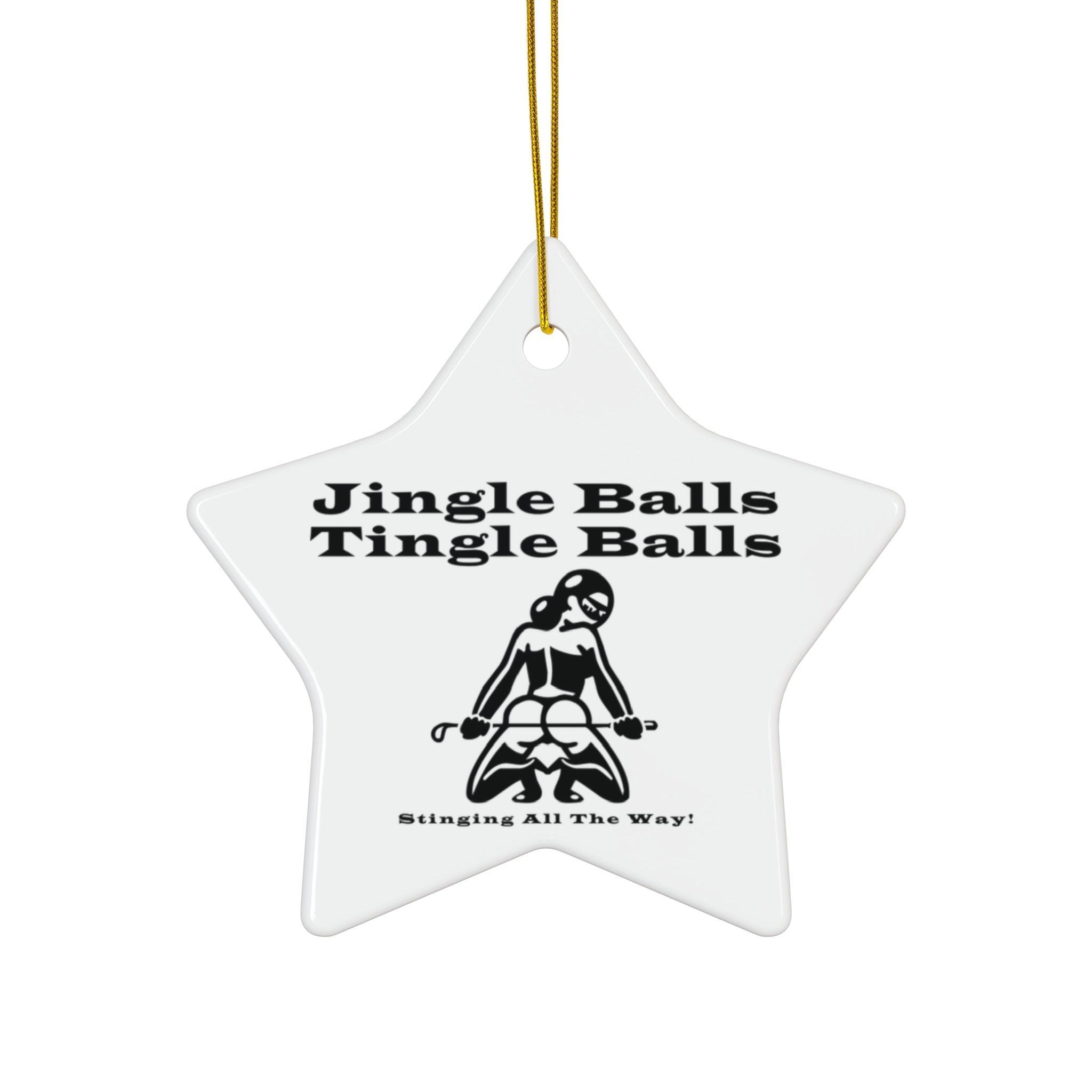 Jingle Balls ... Stinging All The Way - Ceramic Ornaments - Witty Twisters Fashions