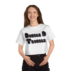 Double D Trouble - Women's Crop Top - Witty Twisters Fashions