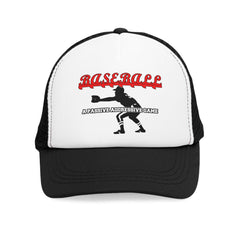Baseball A passive aggressive game - Mesh Trucker Hat - Witty Twisters Fashions