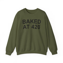 Baked At 420 - Sweatshirt - Witty Twisters Fashions