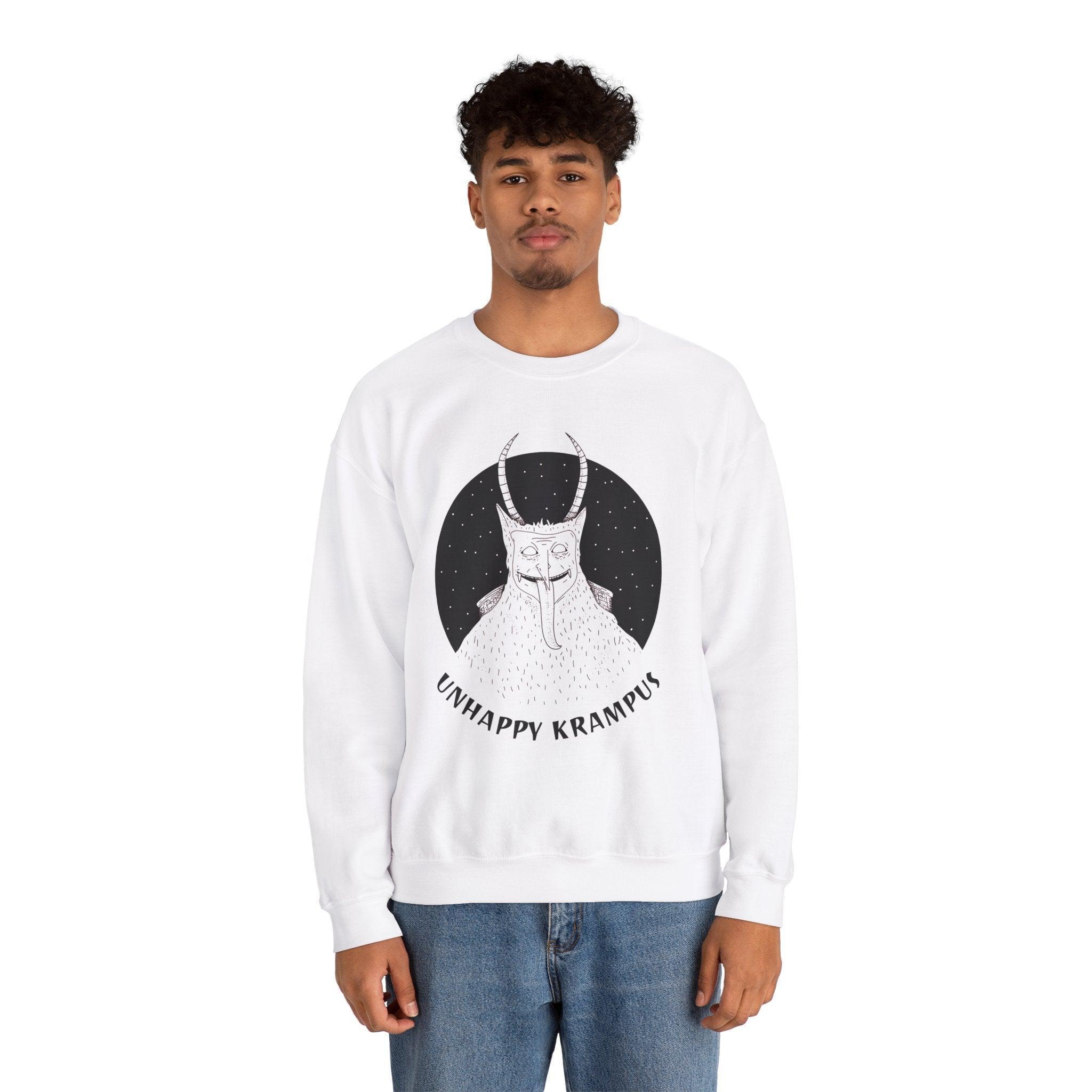Unhappy Krampus - Sweatshirt - Witty Twisters Fashions
