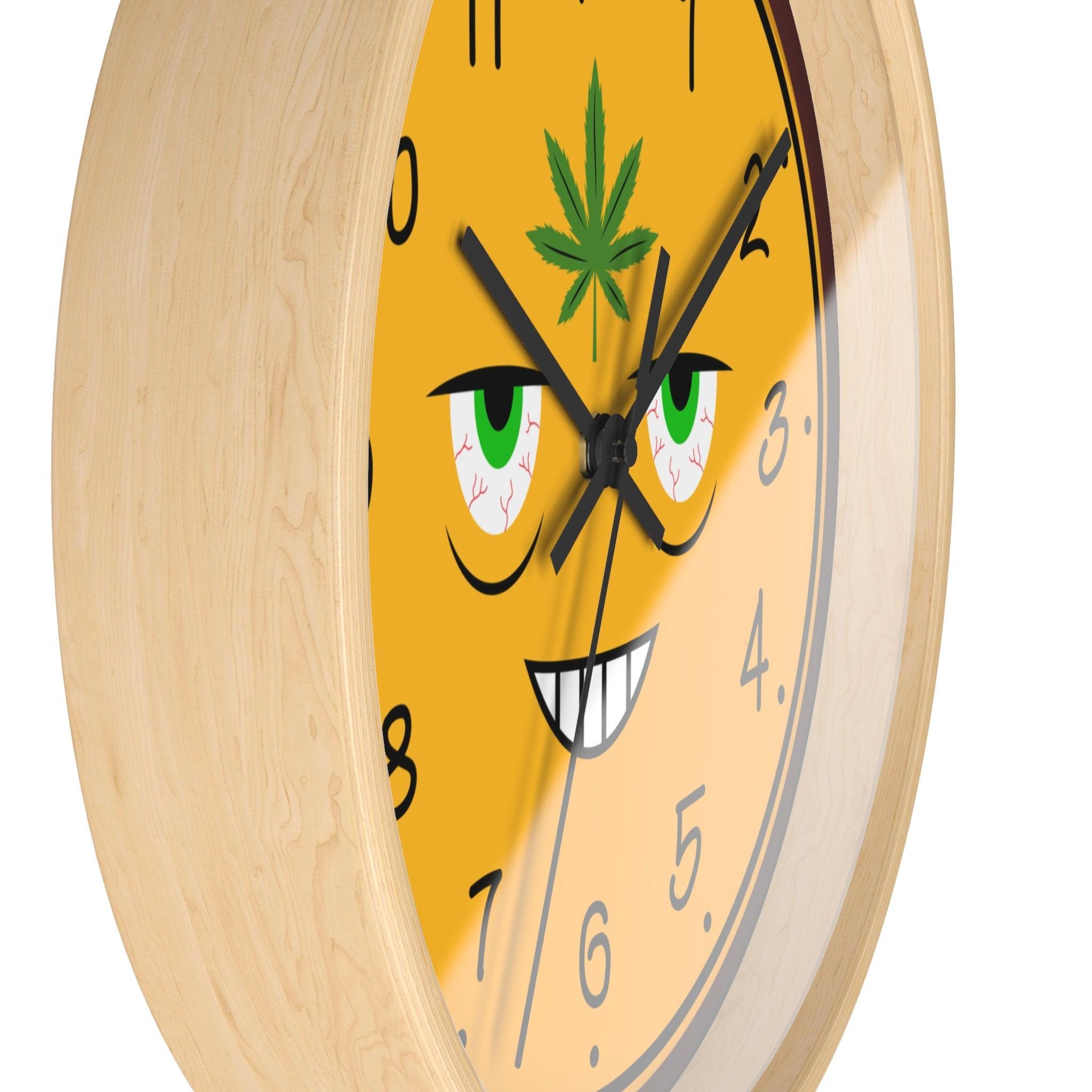 High All The Time - Wall Clock - Witty Twisters Fashions