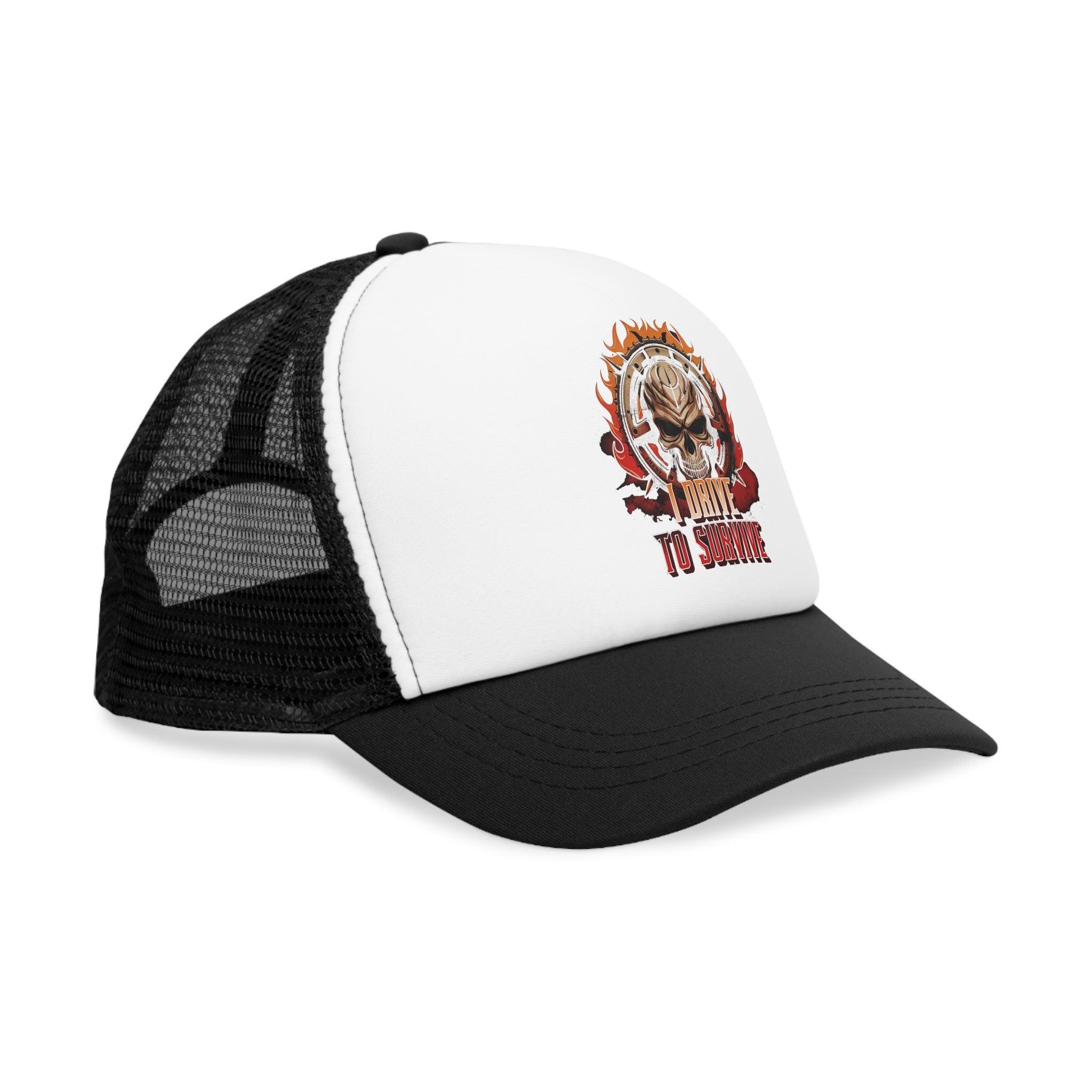 I Drive To Survive - Mesh Trucker Hat - Witty Twisters Fashions