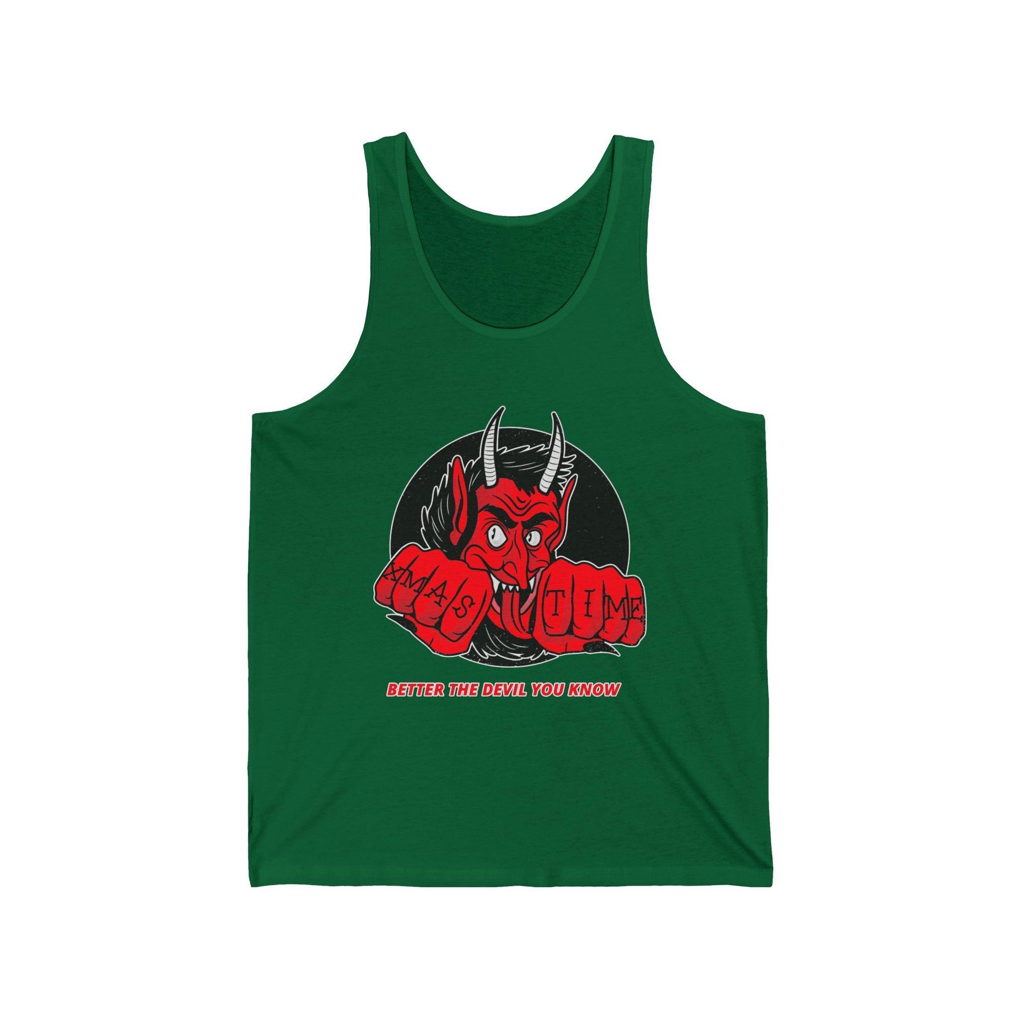 Better the devil you know Xmas time - Tank Top - Witty Twisters Fashions