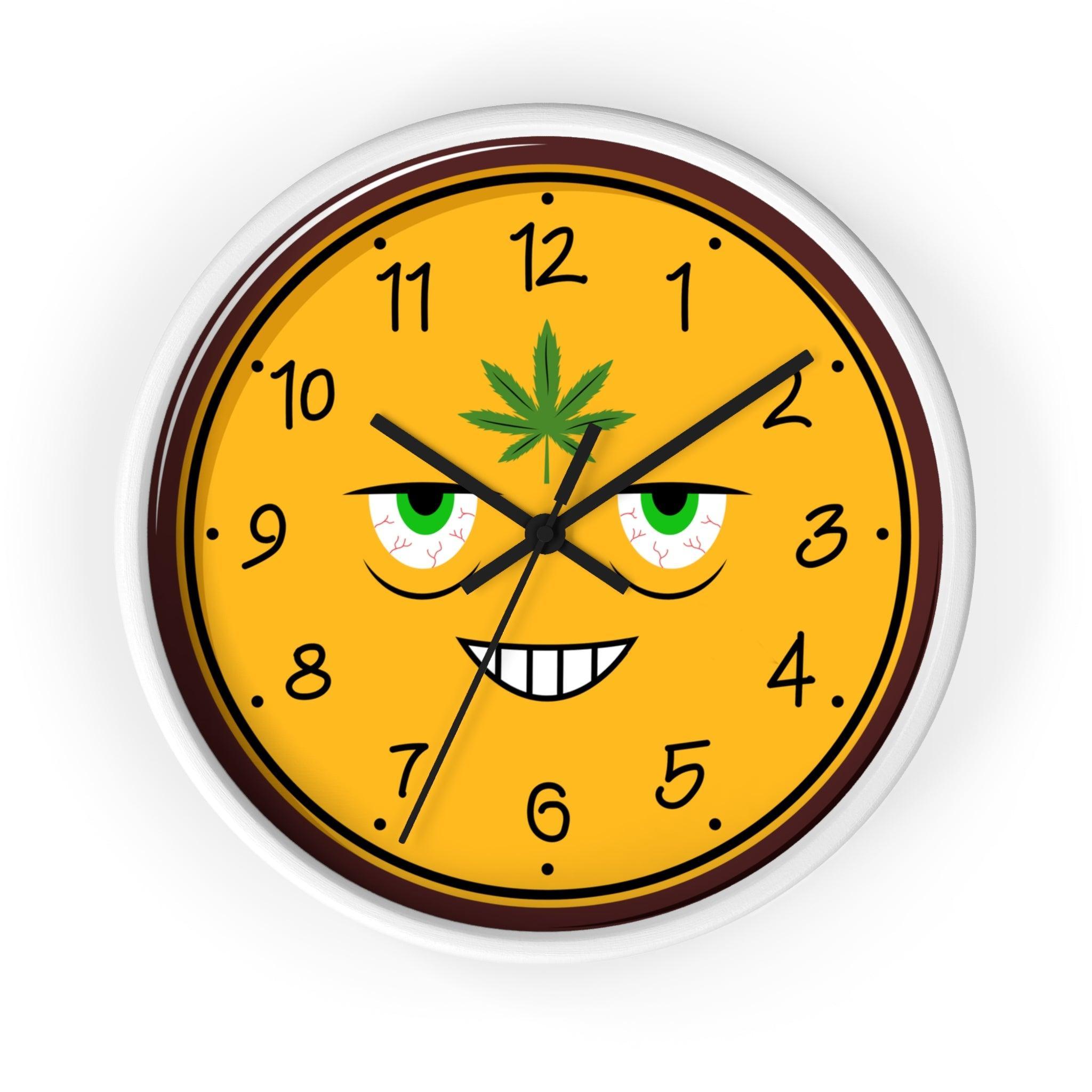 High All The Time - Wall Clock - Witty Twisters Fashions