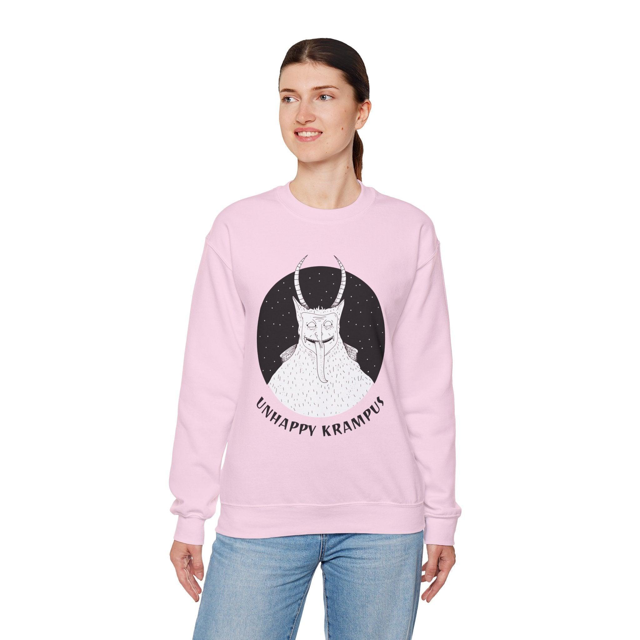 Unhappy Krampus - Sweatshirt - Witty Twisters Fashions