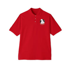 Merry MF Christmas - Men's Piqué Polo Shirt - Witty Twisters Fashions